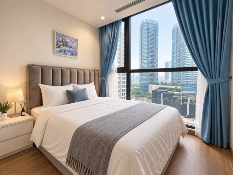 Fully Furnished 1 Bedroom Apartment For Rent At Vinhomes Skylake 439 08